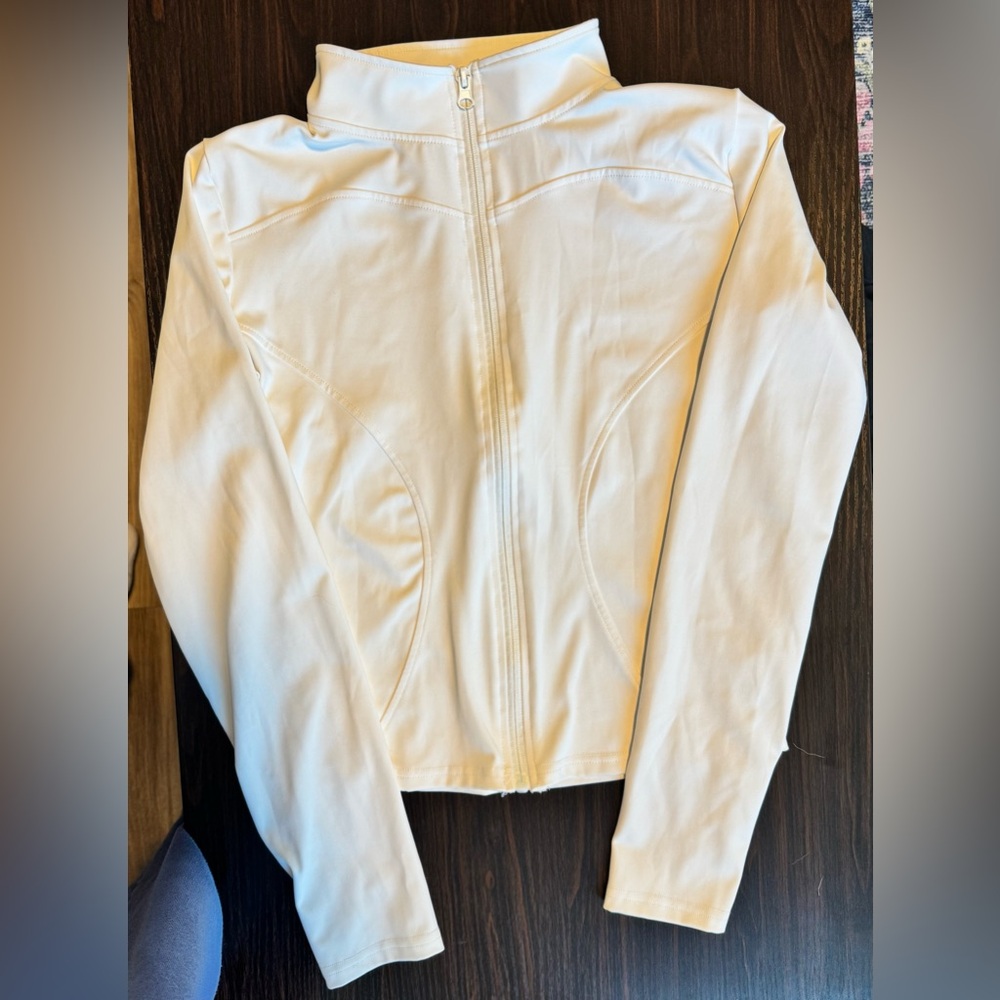 White Activewear Jacket Size Medium